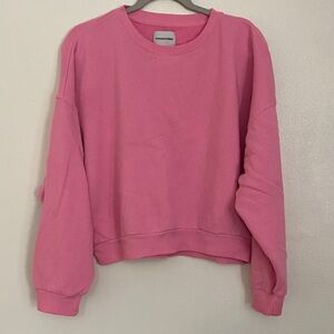 American Eagle Outfitters Pink Crew Neck Sweater